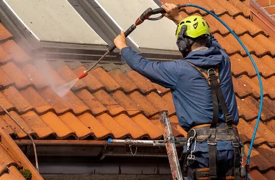 Démoussage et hydrofuge de toiture à Villeny